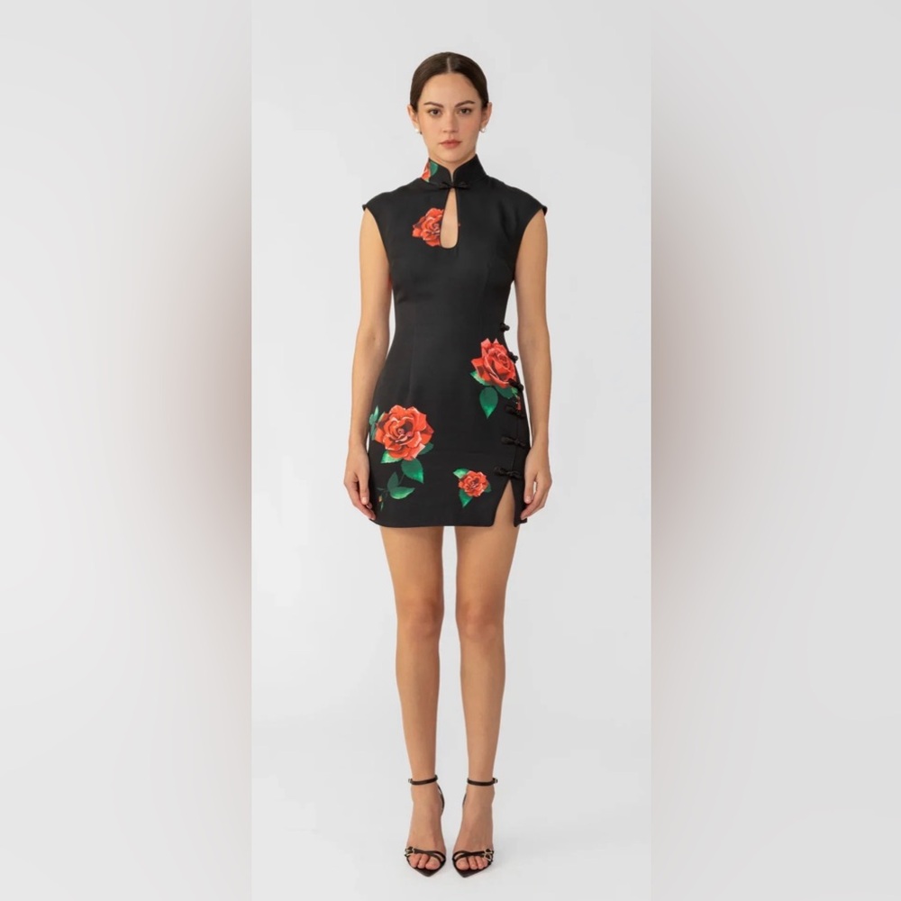 Sau Lee RAYA ROSA MINI DRESS new